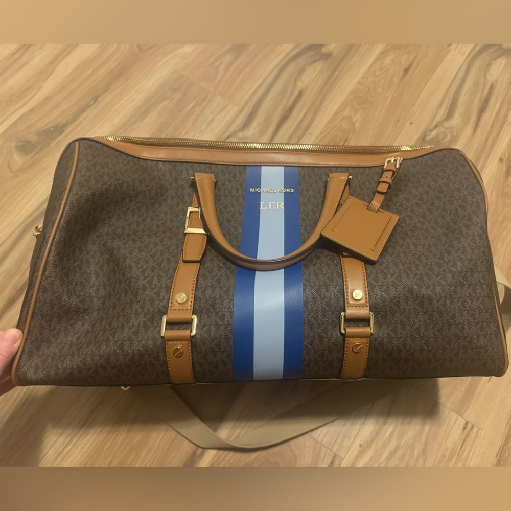 Michael Kors Bedford Travel Extra-Large Logo Stripe
Weekender Bag